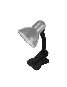 Flexos Yezco 1xe27 Plata Fijacion c/pinza Flexible Orientable 26x11