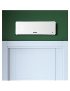 Split Ceramico Invierno 2000w Blanco Cristal 2potencias 3funciones Ptc De Seg.remoto Temporiz.18 2