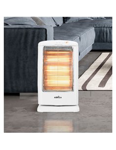 Estufa Elect.candente 1200w Blanco 3pot Oscilante 3elem.antivuelco 2