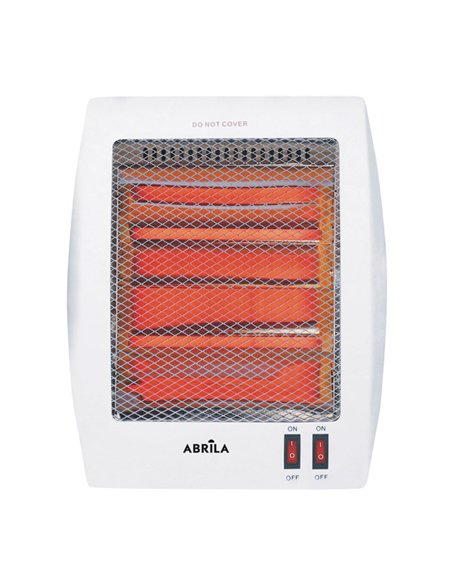 Estufa Elect.de Cuarzo Igneo 800w Blanco 2pot Anti Vuelco