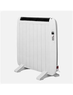 Emisor Termico Gaban 1200w X En Aluminio Blanco Remoto Lcd 2