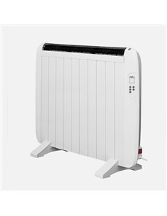 Emisor Termico Gaban 1500w X En Aluminio Blanco Remoto Lcd 2