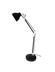 Flexo Carpo 1xe14 Negro/blanco Orientable Articulable 48x14