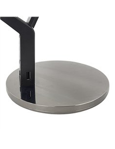 Flexo Goya Niquel/negro 8w 590lm 3000k 2