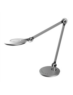 Flexo Miro Plata 9w 630lm 3000-4500-6000k Articulable Reg.intens. Memoria Regx20