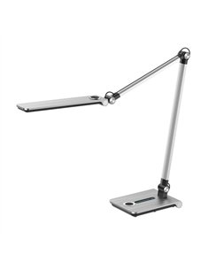 Flexo Dardo Plata 10w 800lm 3000-4500-6000k Articulable Reg.intensidad Memoria Orientable Regx15