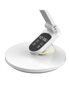 Flexo Hamlet Blanco 10w 800lm 3000-4500-6000k Hora Reg.intensidad Aviso Descanso 44 2