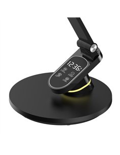 Flexo Hamlet Negro 10w 800lm 3000-4500-6000k  Hora Reg.intensidad Aviso Descanso 44 2