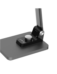 Flexo Olimpo Gris 10w 800lm 3000-4500-6000k Reg.int.memoria Articulable Plegable 43 2