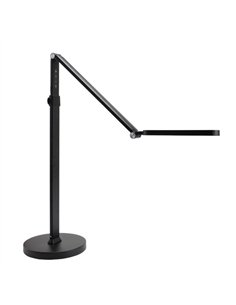 Pie Salon Draga 13w 3000-4500-6000k Negro 1100lm Articulable Int.regulable Tactil 152x23x43cm 2