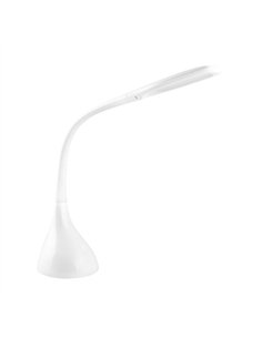 Flexo Rilke Blanc 8w 595lm 5000k Reg.intens.tactil Flexible Orientable 45x13