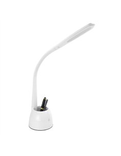 Flexo Cobain Blanco 8w 595lm 5000k Reg.inten.tacti L Flexible Orientable Portalapices 40x11