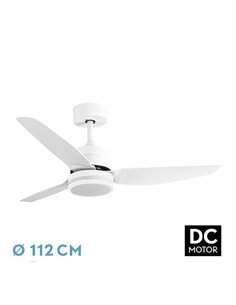 Ventilador Dc Jarama 20w Blanco 3asp.6velocidades 3000-4000-6500k 2350lm Remoto