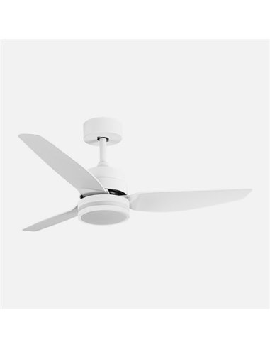 Ventilador Dc Jarama 20w Blanco 3asp.6velocidades 3000-4000-6500k 2350lm Remoto,memoria,temperatura 112d