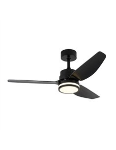 Ventilador Dc Jarama 20w Negro 3asp.6velocidades 3000-4000-6500k 2350lm Remoto 2