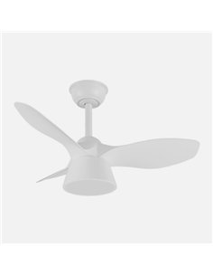 Ventilador Dc Cubico 36w 2680lm Blanco 3 Aspas 82d  3000k 2