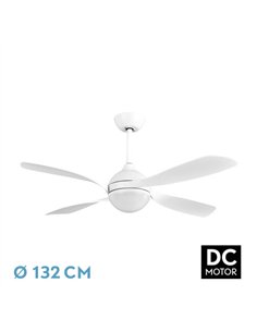 Ventilador Dc Livorno 30w 3250lm Blanco 132d 4aspas 3000k
