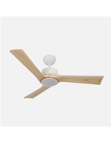 Ventilador Dc Orinoco 24w Blanco 3aspas Haya 107d 2424lm 3000k,4000k,6500k Remoto+regulable Intensidad+temperatura+memoria