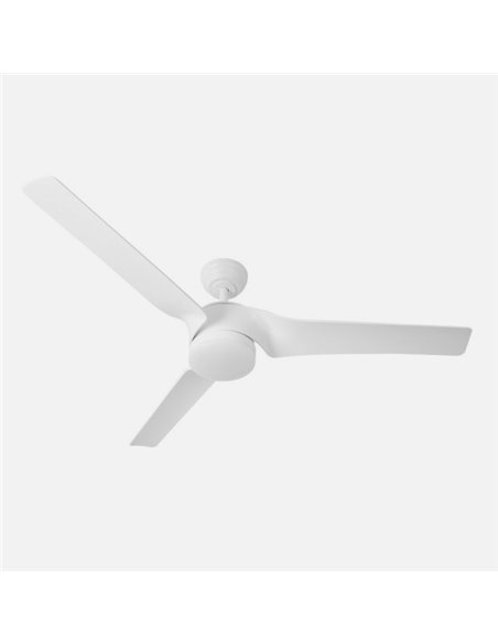 Ventilador Dc Montijo 24w Blanco 3aspas 6vel 132d 2424 Lm 3000-4000-6500k  Remoto+regulable Intensidad+temporizador+memoria