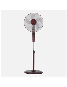 Ventilador De Pie Rayo Burdeos/ng.3 Vel.60w.5 Asp 43d C/ Remoto Y Temporizador 0 2