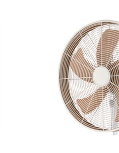 Ventilador De Pie Alcañiz Blanco/haya 3vel.50w.5aspas Oscilante Y Rotatorio Regx45x37cm 2