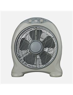 Ventilador Sobremesa Urgel 45w Gris 3vel. 5aspas  Temporizador 45x38x15cm 2