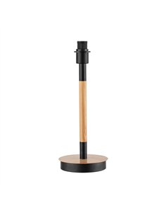 Arm.sobremesa Tropico 1xe14 Negro/haya 33x13x13cm