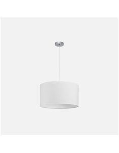 Colgante Dori 1xe27 Niquel/blanco Regx45x45 Cm 2