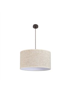 Colgante Happy 3xe27 Marron/beis Regx60x60 Cm Sin Difusor