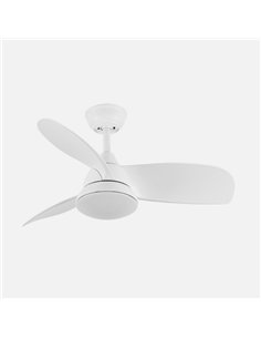 Ventilador Dc Atomo 24w Blanco 3aspas 91d 2640lm 6vel 3000k 2