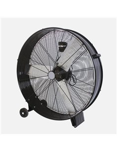 Ventilador Industrial Maximum 360w Negro 87D 3Velocidades C/ruedas 92 2