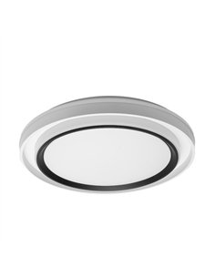 Plafon Meyer 60w 3000-4200-6500k Blanco/negro 7x50x50cm 5400lm C/remoto