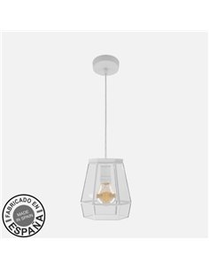 Colgante Guia 1xe27 Blanco Regx18x18cm 2