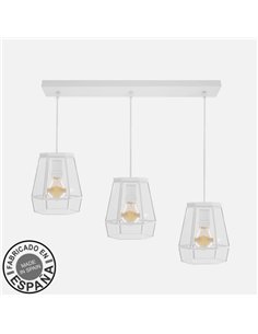 Regleta Guia 3xe27 Blanco Regx64x15 Cm 2