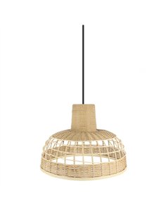 Colgante Bambu Braganza Neg/natural 1xe27 Regx42x 42cm