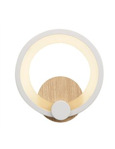 Aplique Sydney 10w 4000k Blanco/madera Clara 19 2