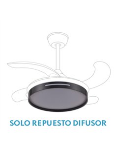 Difusor Ventilador Mbatis Negro