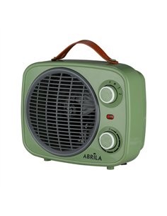Termoventilador Hoguera 2000w Verde/gris 2potencias 3funciones Termostato Reg.seguro