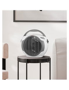 Termoventilador Llama 2000w Blanco/gris 2potencias 3funciones Termost.reg.seg 2