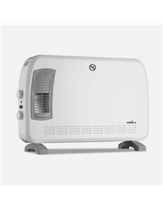 Convector Bengala 2000w Blanco/gris 3potencias funcion Turbo Termost.regulable Seguridad 2