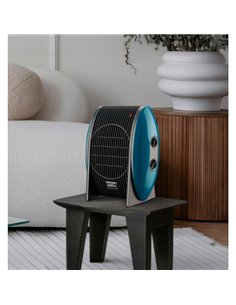 Termoventilador Desierto 2000w Azul 2potencias 3funciones Termostato Regulable Seguro 31x25x14cm 2