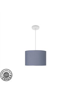 Colgante Moda 1xe27 Blanco/azul Regx30x30 Cm