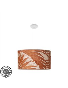 Colgante Moda 3xe27 Blanco/hoja Caldera Regx50x50cm  C/difusor