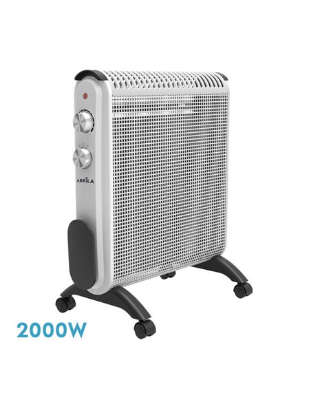 Radiador De Mica Condor 2000w 2elementos Blanco/gris 2potencias