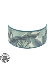 Aplique Argel 1xe27 Hoja Azul 16x33x45 Cm