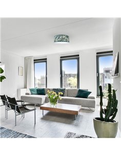 Plafon Argel 3xe27 Hoja Azul 15 2