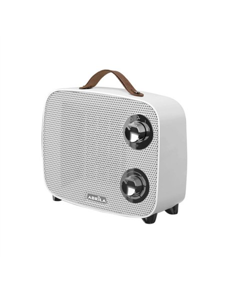 Termoventilador Ceramico Ptc Corcega 1500w Blanco/cromo 2potencias 3funciones Corte Termico seg.antivuelco 21x23x13