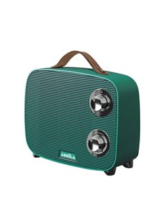 Termoventilador Ceramico Ptc Corcega 1500w Verde/cromo 2potencias 3funciones Corte Termico seg.antivuelco 21x23x13