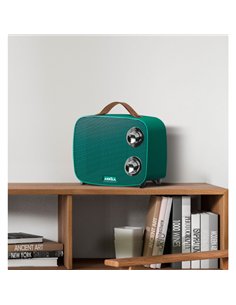 Termoventilador Ceramico Ptc Corcega 1500w Verde/cromo 2potencias 3funciones Corte Termico seg.antivuelco 21x23x13 2