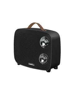 Termoventilador Ceramico Ptc Corcega 1500w Negro/cromo 2potencias 3funciones Corte Termico seg.antivuelco 21x23x13